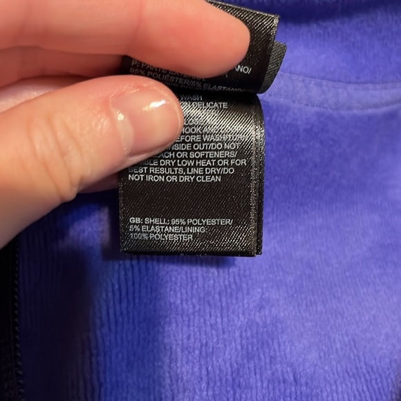 The North Face Women’s Agave Jacket Large Purple with Teal Blue Details - Picture 13 of 13